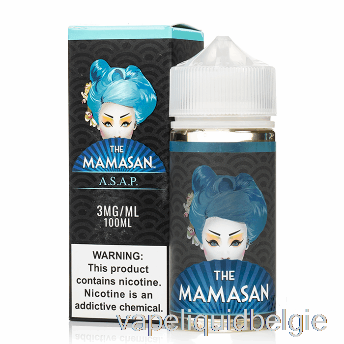 Vape-vloeistof Zo Snel Mogelijk - De Mamasan - 100 Ml 3 Mg